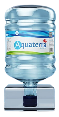 Bonbonne AQUATERRA 19 litres sur son socle